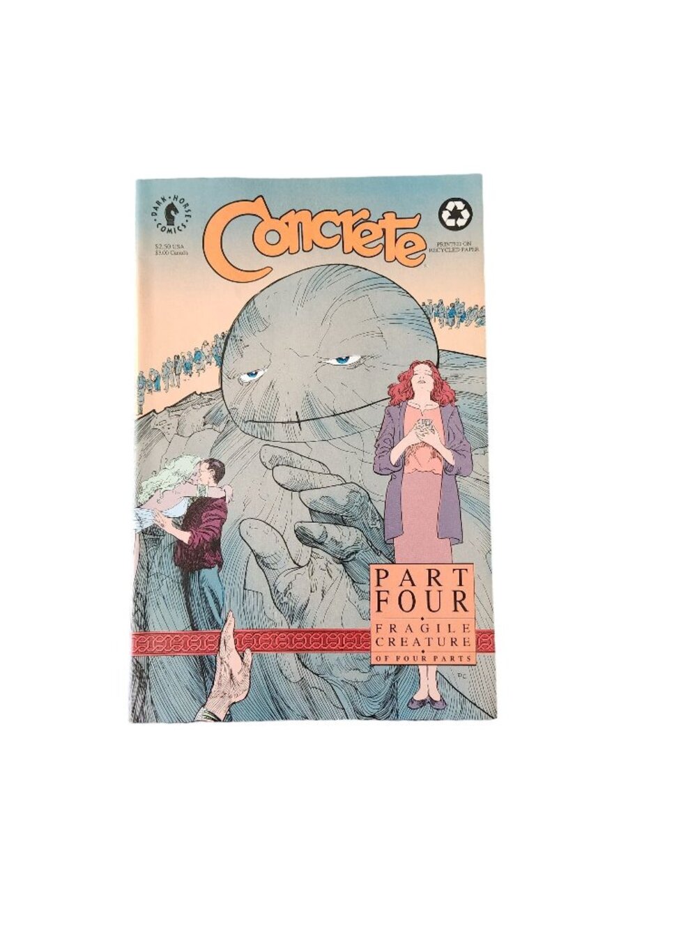 Dark Horse Concrete Fragile Creature #4 1992 Comic Book Collector Bagged Boarded